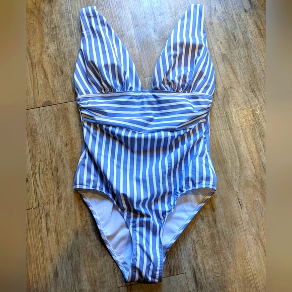 Other - Boutique brand striped one piece swim suit